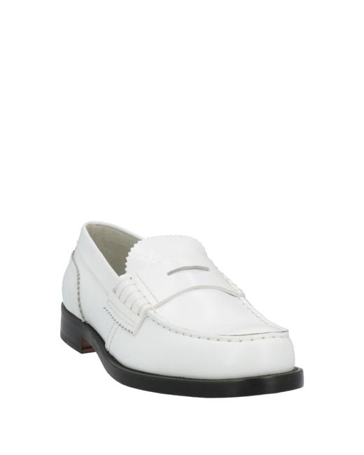 COLLEGE White Loafers Soft Leather
