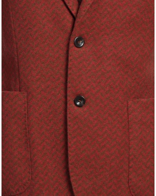 AT.P.CO Red Blazer for men
