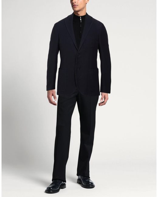 Montedoro Blue By Slowear Midnight Blazer Cotton for men
