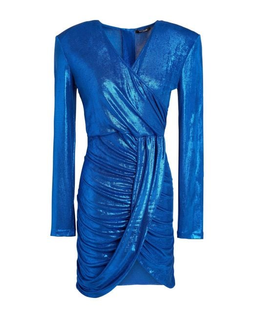 Balmain Blue Mini Dress