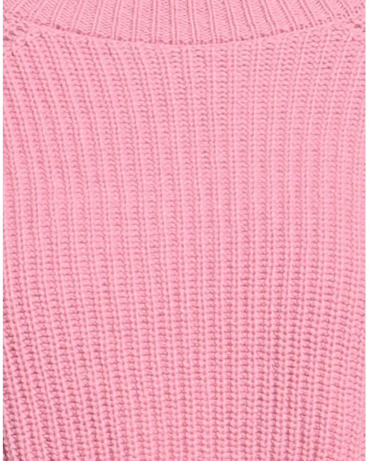 Moschino Jeans Pink Rollkragenpullover