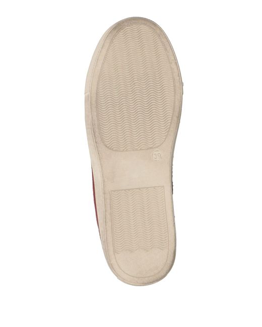 Emanuélle Vee Red Sneakers Textile Fibers