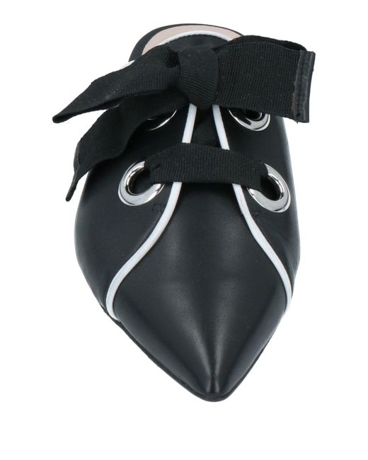 ERMANNO FIRENZE Black Mules & Clogs