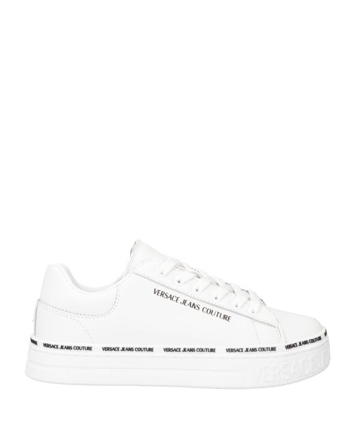 Versace Jeans Couture White Sneakers Mit Schnürung
