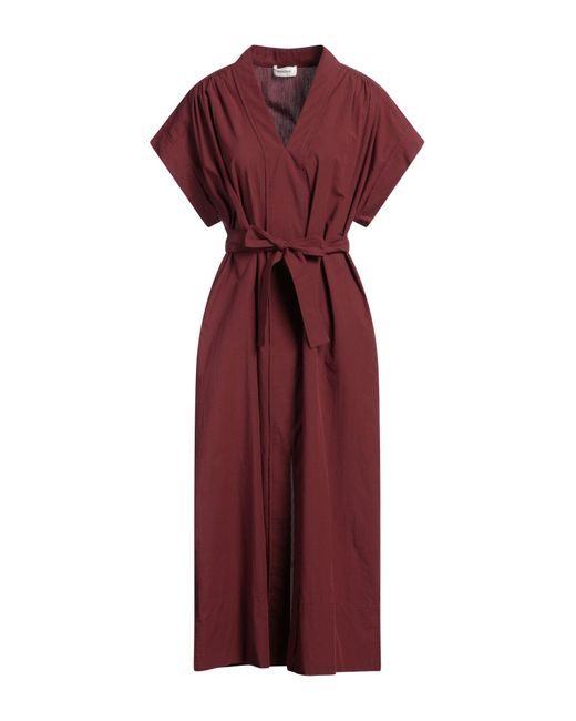 Ottod'Ame Red Midi-Kleid