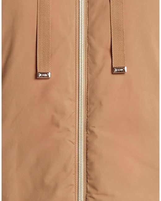 Herno Brown Camel Jacket Polyamide, Polyurethane