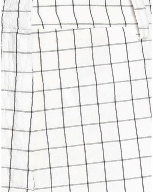 SOLOTRE White Pants Cotton, Elastane