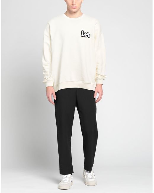 Lee Jeans White Sweatshirt for men