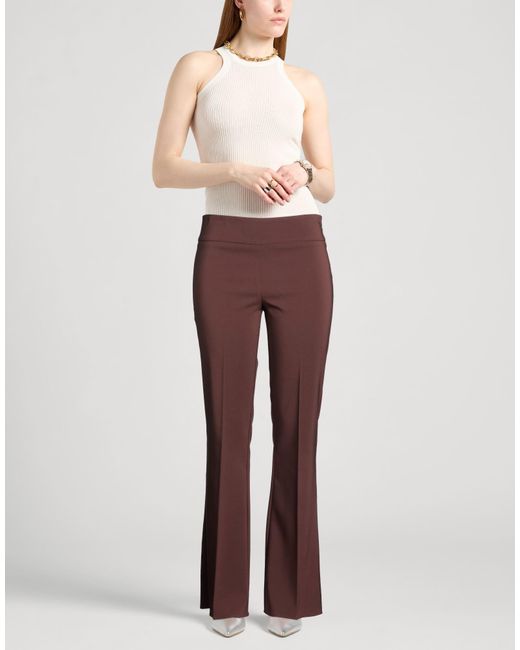 Rinascimento Purple Pants Polyester, Elastane