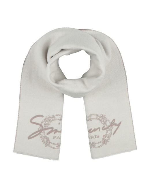 Givenchy Gray Scarf Wool, Virgin Wool, Elastane for men