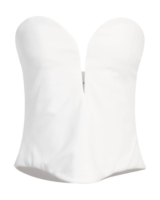Monot White Top Polyester