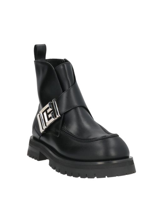 Balmain Black Ankle Boots for men