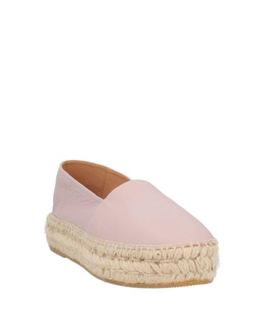 Kanna Pink Espadrilles Leather