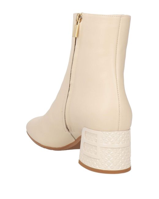 Baldinini Natural Ankle Boots Calfskin