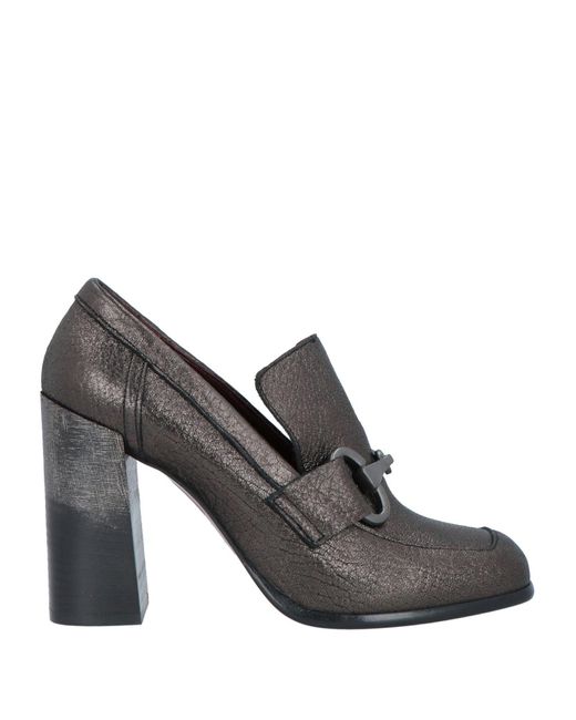 Couture Gray Loafers Soft Leather