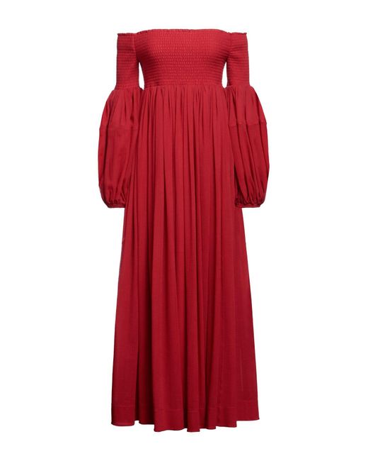 Chloé Red Maxi Dress