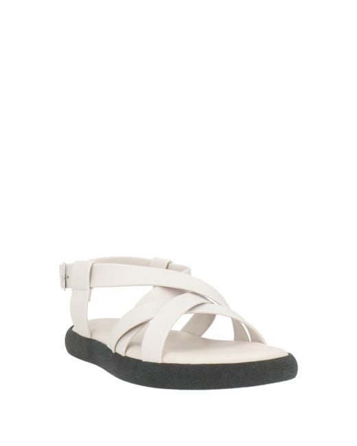 Baldinini White Sandals Leather