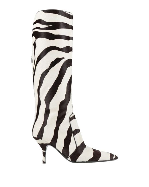 Magda Butrym White Boot Leather