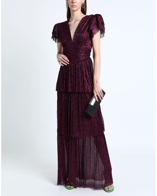 Sabina Musayev Purple Long Dress