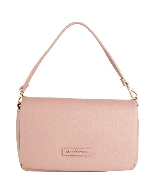 Rocco Barocco Pink Antique Rose Handbag Textile Fibers