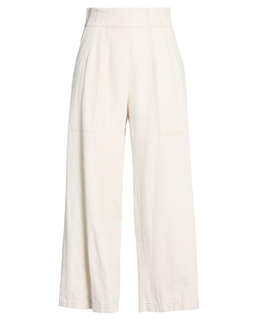 Gentry Portofino Natural Pants Cotton, Linen