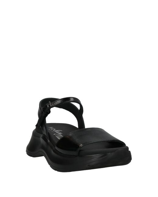 Hogan Black Sandals