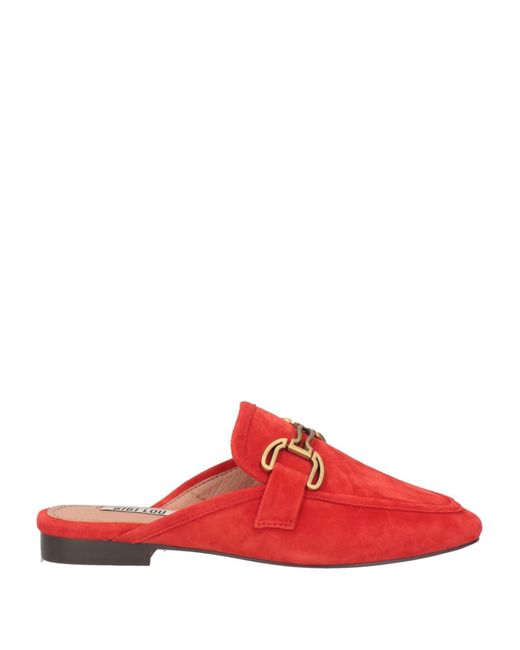 Bibi Lou Red Mules & Clogs