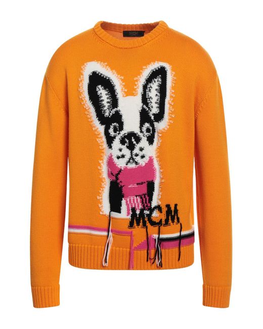 MCM Orange Sweater for men