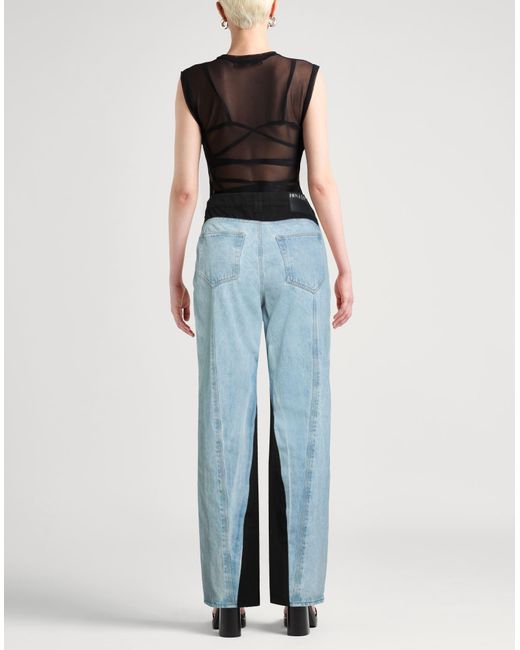Mugler Black Jeans Organic Cotton