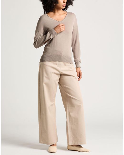 Pullover Moorer de color Natural