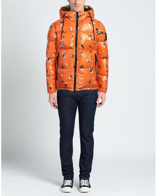 Peuterey Orange Puffer for men