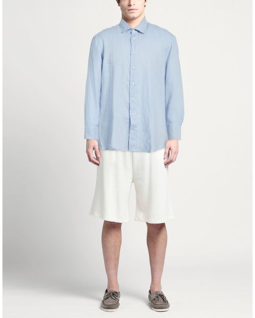 Camisa Van Laack de hombre de color Blue