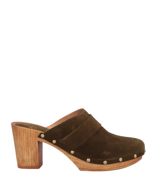 ANAKI Mules & Clogs in Brown Lyst