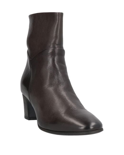 Pantanetti Brown Ankle Boots Leather