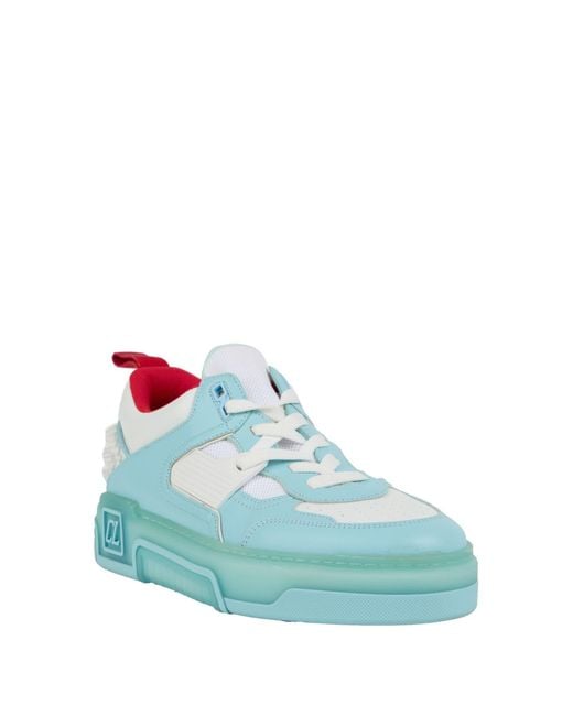 Christian Louboutin Blue Sky Sneakers Leather for men