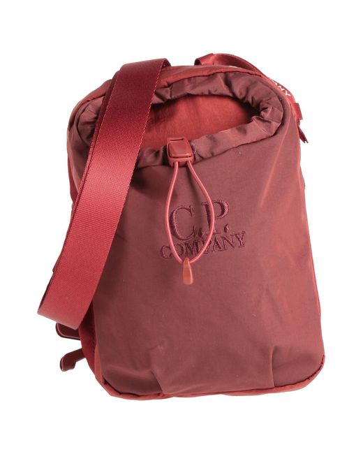 C P Company Red Cross-Body Bag for men