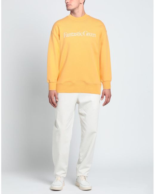 MSGM Yellow Sweatshirt for men