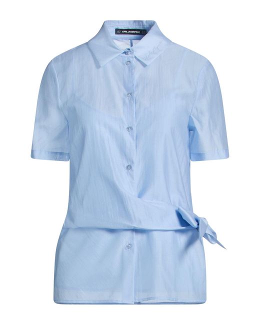 Karl Lagerfeld Blue Shirt