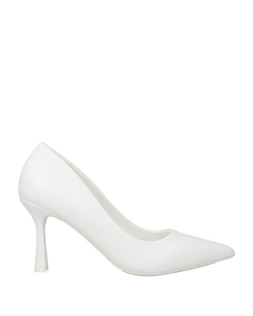 Twinset White Pumps Synthetic Material