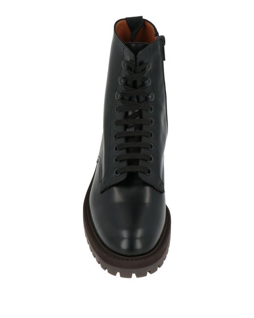 Common Projects Black Ankle Boots Leather