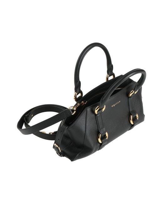 McQueen Black Handbag Leather