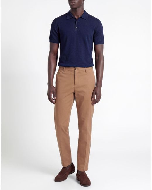GROOWE Brown Pants Viscose, Polyamide, Elastane for men