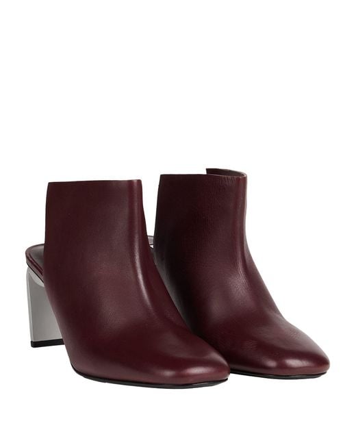 Jil Sander Purple Mules & Clogs