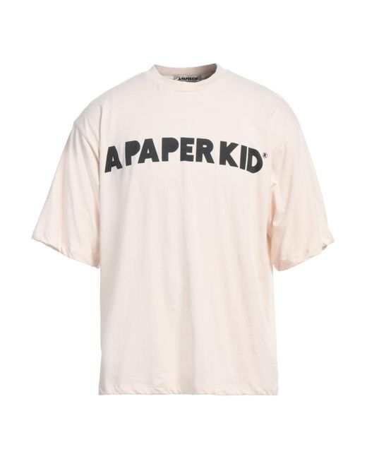 A PAPER KID Natural T-shirt for men