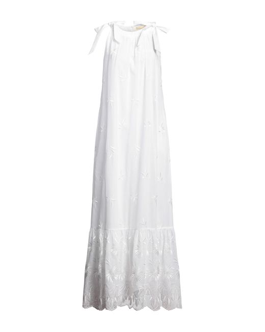 Robe longue Erdem en coloris White
