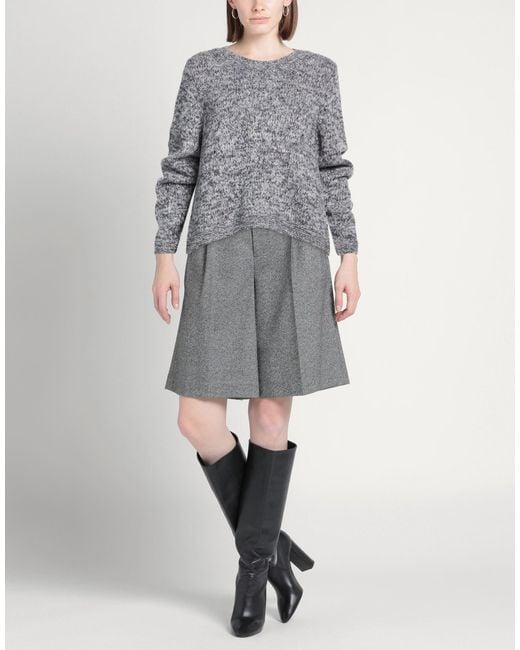 Gran Sasso Gray Sweater Virgin Wool, Cashmere
