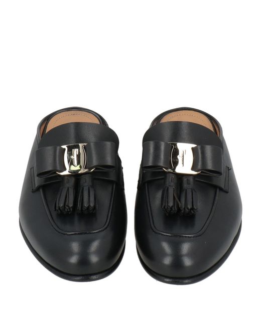 Ferragamo Black Mules & Clogs