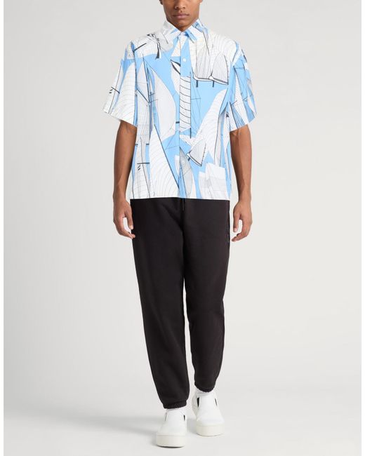 MSGM Blue Shirt for men