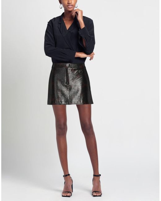 Courreges Black Mini Skirt