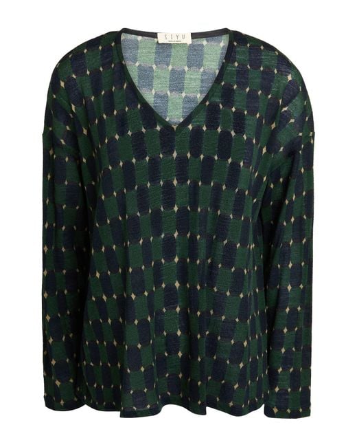 Pullover Siyu en coloris Green